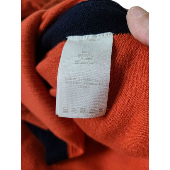 Boden Logan Pullover Crewneck Wool Sweater Orange Size XS - Picture 5 of 5